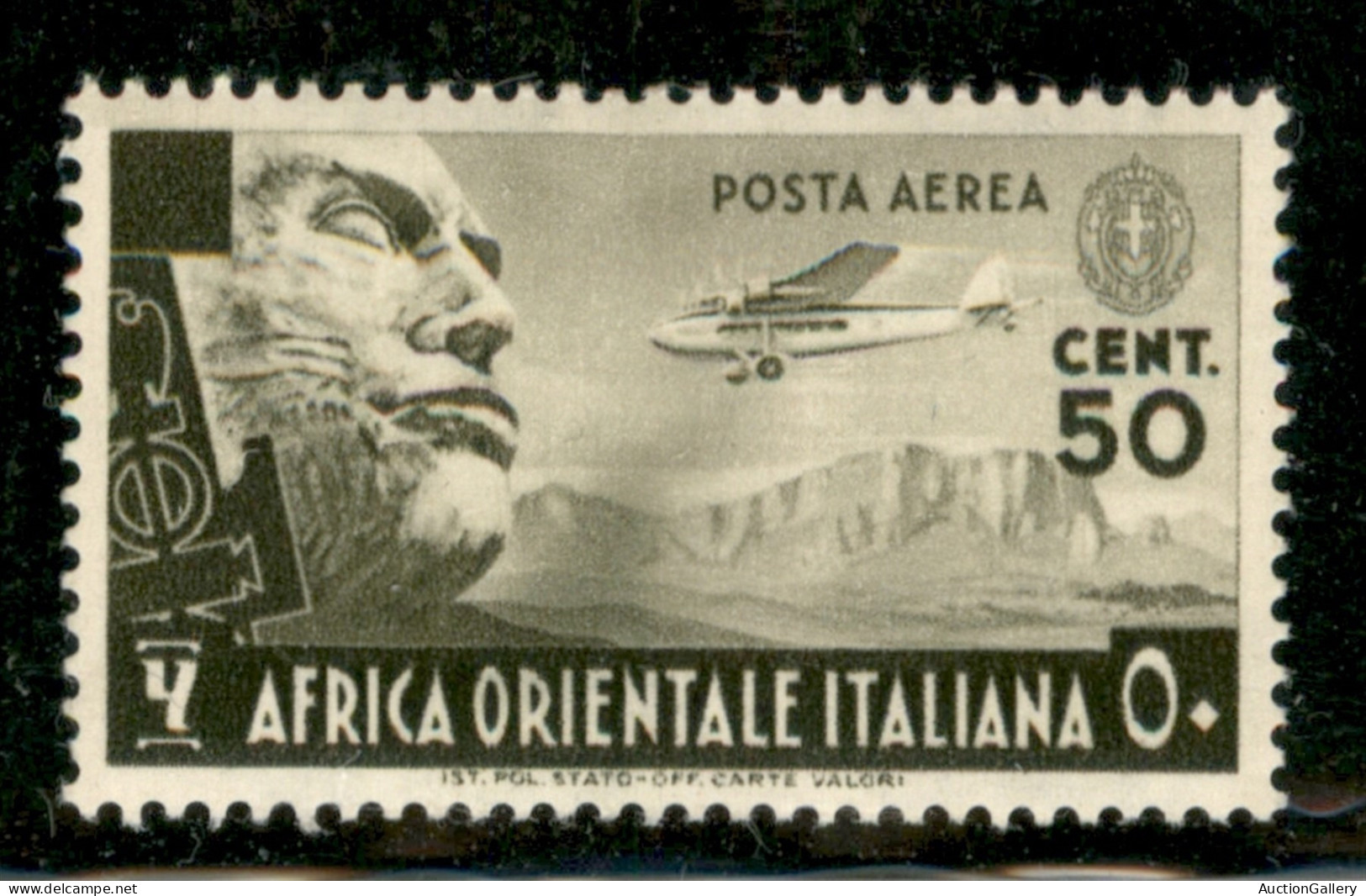 Colonie - Africa Orientale Italiana - 1938 - 5o Cent Soggetti Vari Posta Aerea (2) - Gomma Originale - Autres & Non Classés