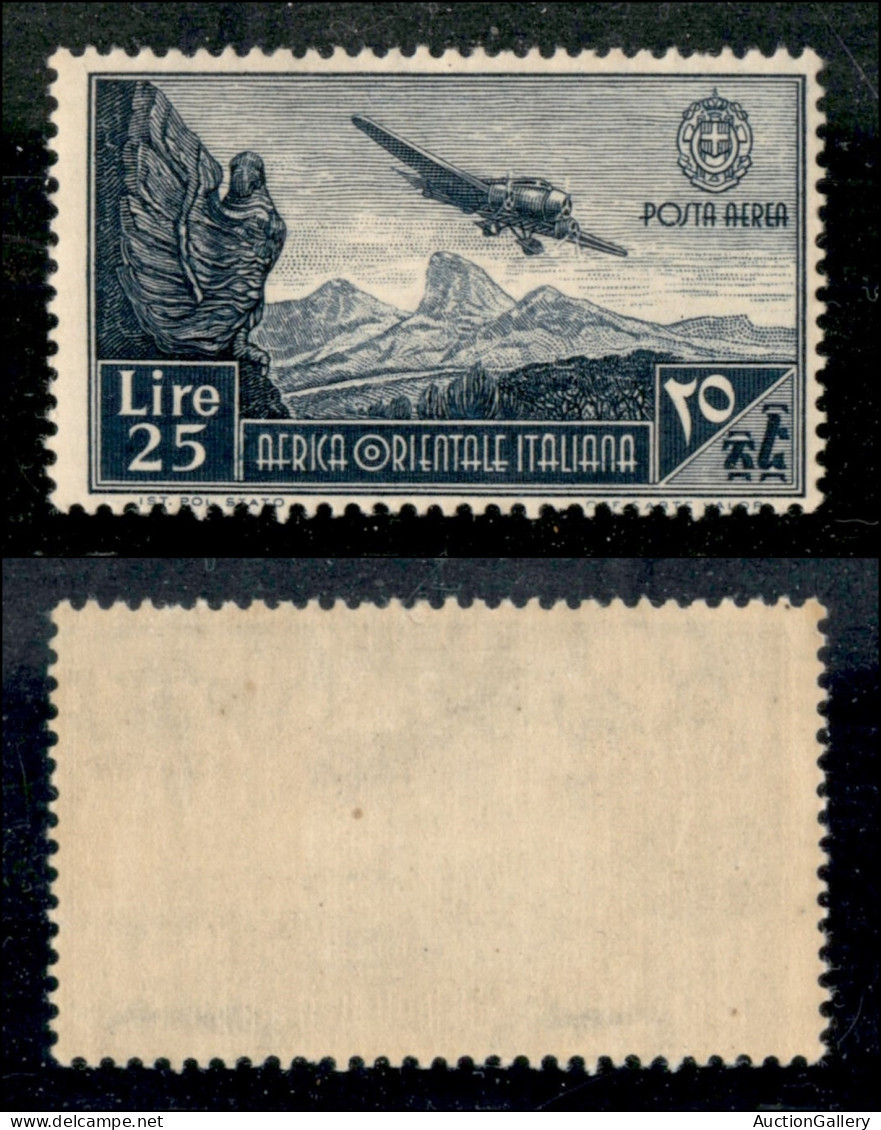 Colonie - Africa Orientale Italiana - 1938 - 25 Lire Posta Aerea (11) - Gomma Originale (50) - Andere & Zonder Classificatie