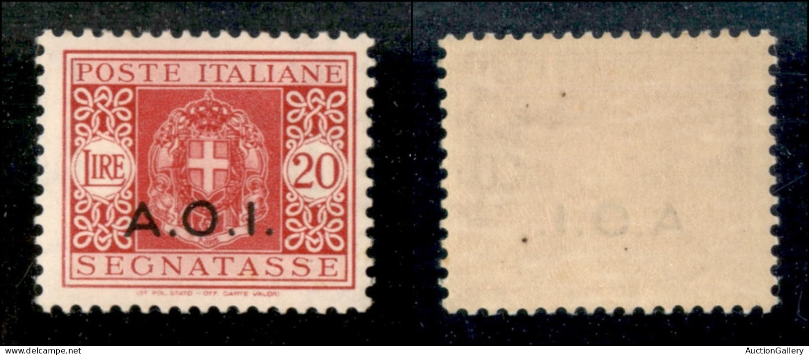 Colonie - Africa Orientale Italiana - 1940 - 20 Lire Segnatasse (13) - Gomma Integra (80) - Other & Unclassified