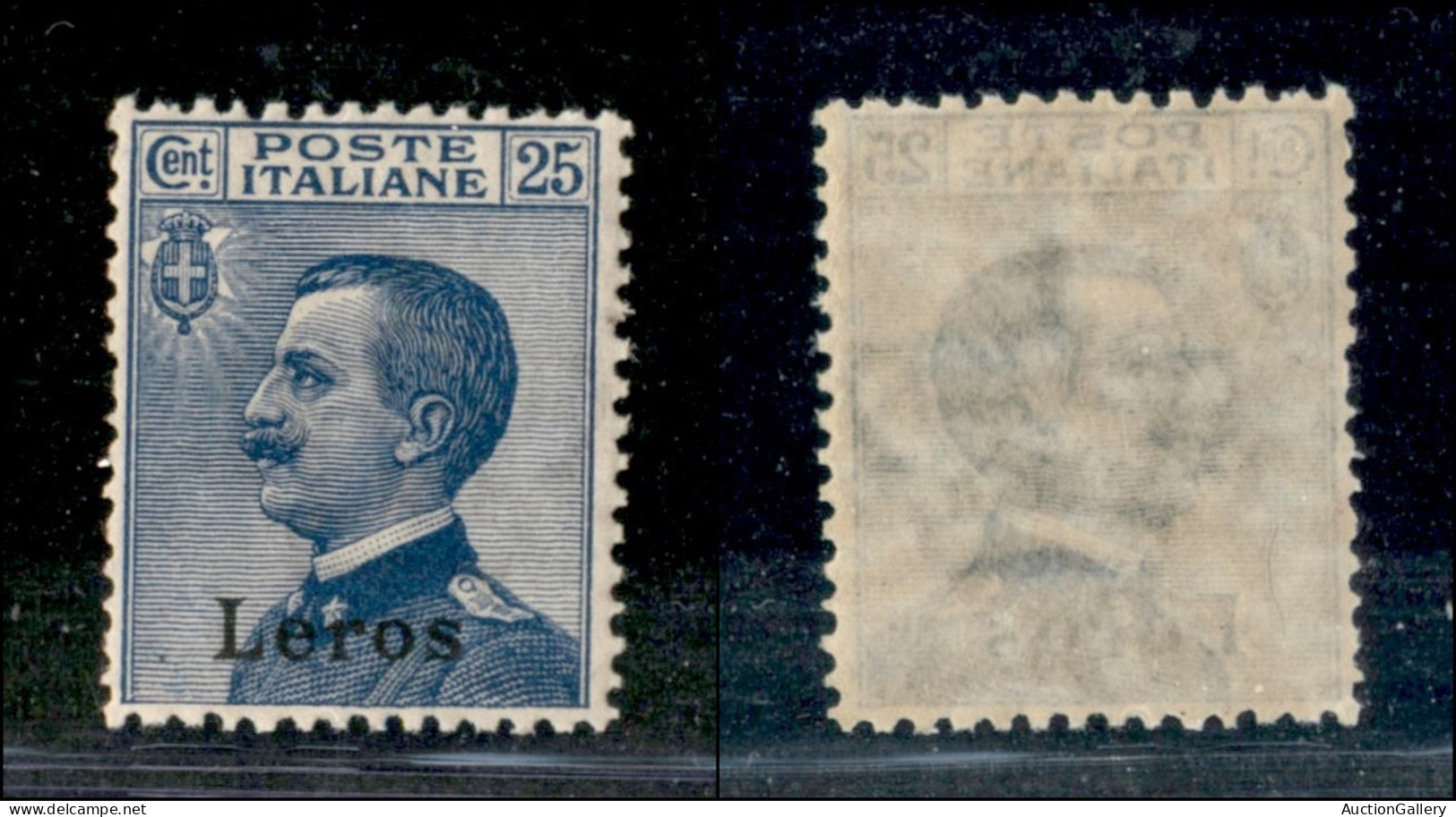 Colonie - Egeo - Lero - 1912 - 25 Cent Michetti (5) - Gomma Integra - Sonstige & Ohne Zuordnung