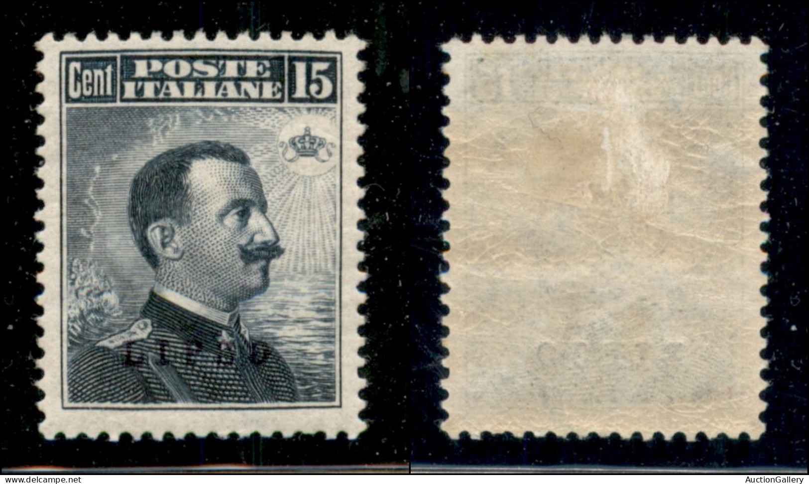 Colonie - Egeo - Lipso - 1912 - 15 Cent Michetti (4) - Gomma Originale - Ben Centrato - Sonstige & Ohne Zuordnung