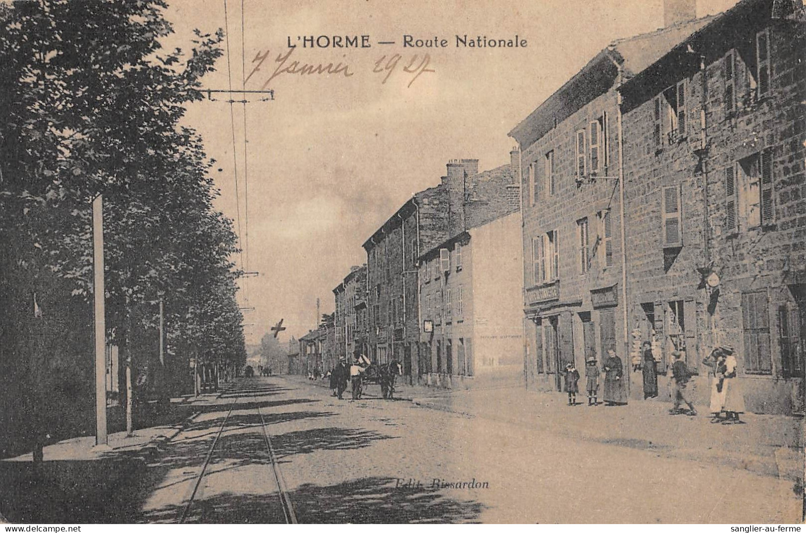 CPA 42 L'HORME / ROUTE NATIONALE - Sonstige & Ohne Zuordnung