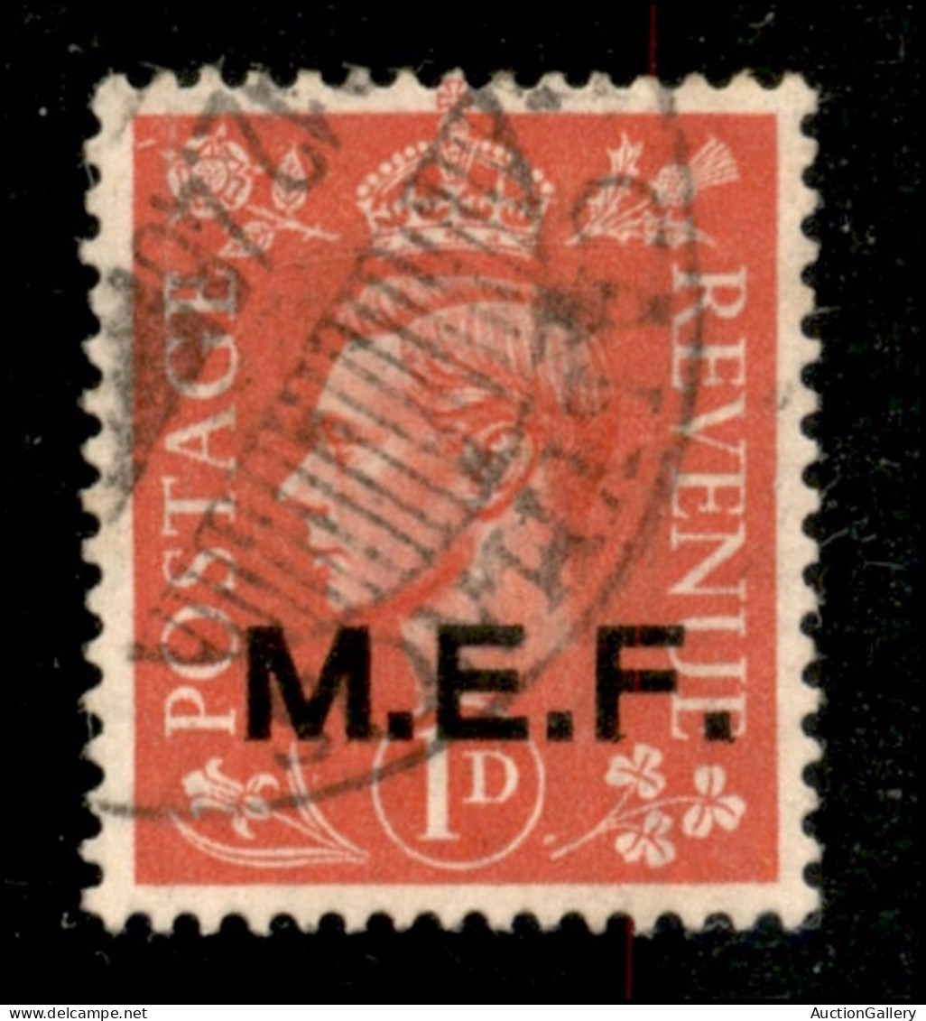 Occupazioni Straniere Delle Colonie - Occupazione Britannica - M.E.F. - M.E.F. - 1 Penny (6) Usato A Calimnos (dicembre  - Otros & Sin Clasificación