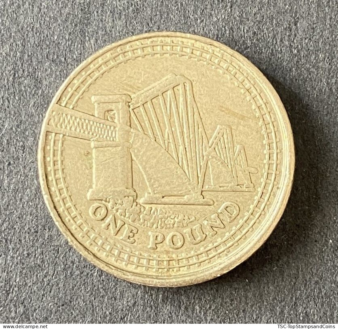 $$GB900 - Queen Elizabeth II - 1 Pound Coin - 4th Portrait - Forth Railway Bridge - Great-Britain - 2008 - 1 Pound
