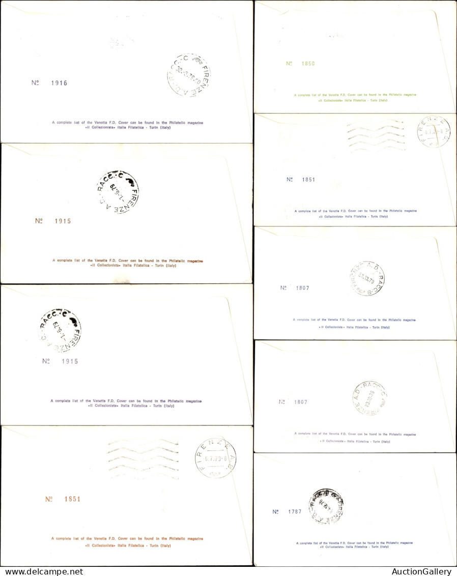 VATICANO - 1979 - FDC Venetia Club - Annata Completa - Insieme Di 9 Buste Diverse - Andere & Zonder Classificatie