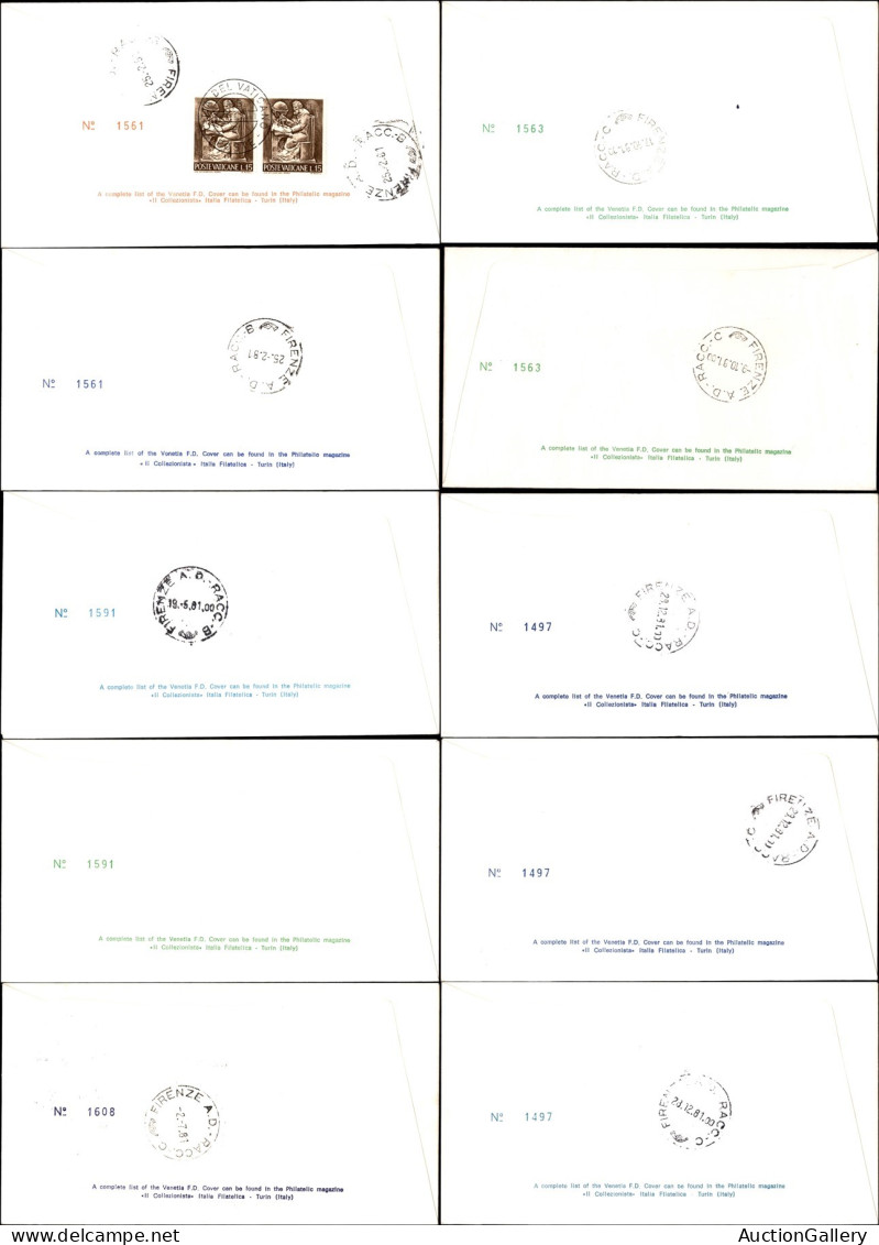 VATICANO - 1981 - FDC Venetia Club - Annata Completa - Insieme Di 10 Buste Diverse - Sonstige & Ohne Zuordnung