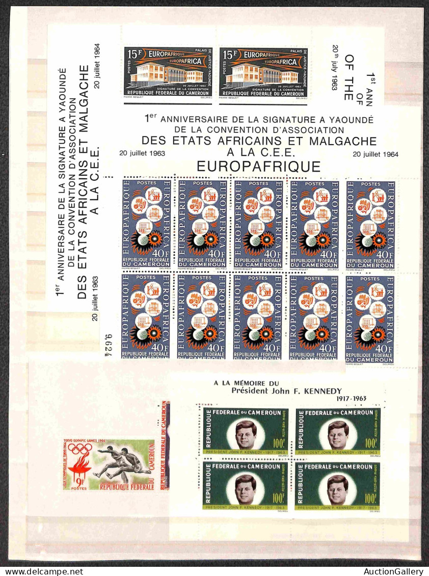 OLTREMARE - CAMERUN - 1964/1990 - Collezione Di 21 Foglietti E Minifogli Del Periodo - Gomma Integra - Otros & Sin Clasificación