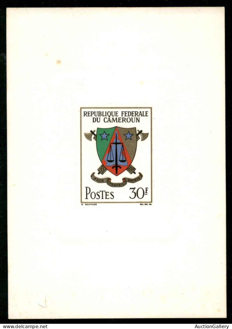 OLTREMARE - CAMERUN - 1968 - Prova Di Lusso - 30 Franchi 8° Anniversario Indipendenza (530) - Su Cartoncino - Sempre Sen - Sonstige & Ohne Zuordnung