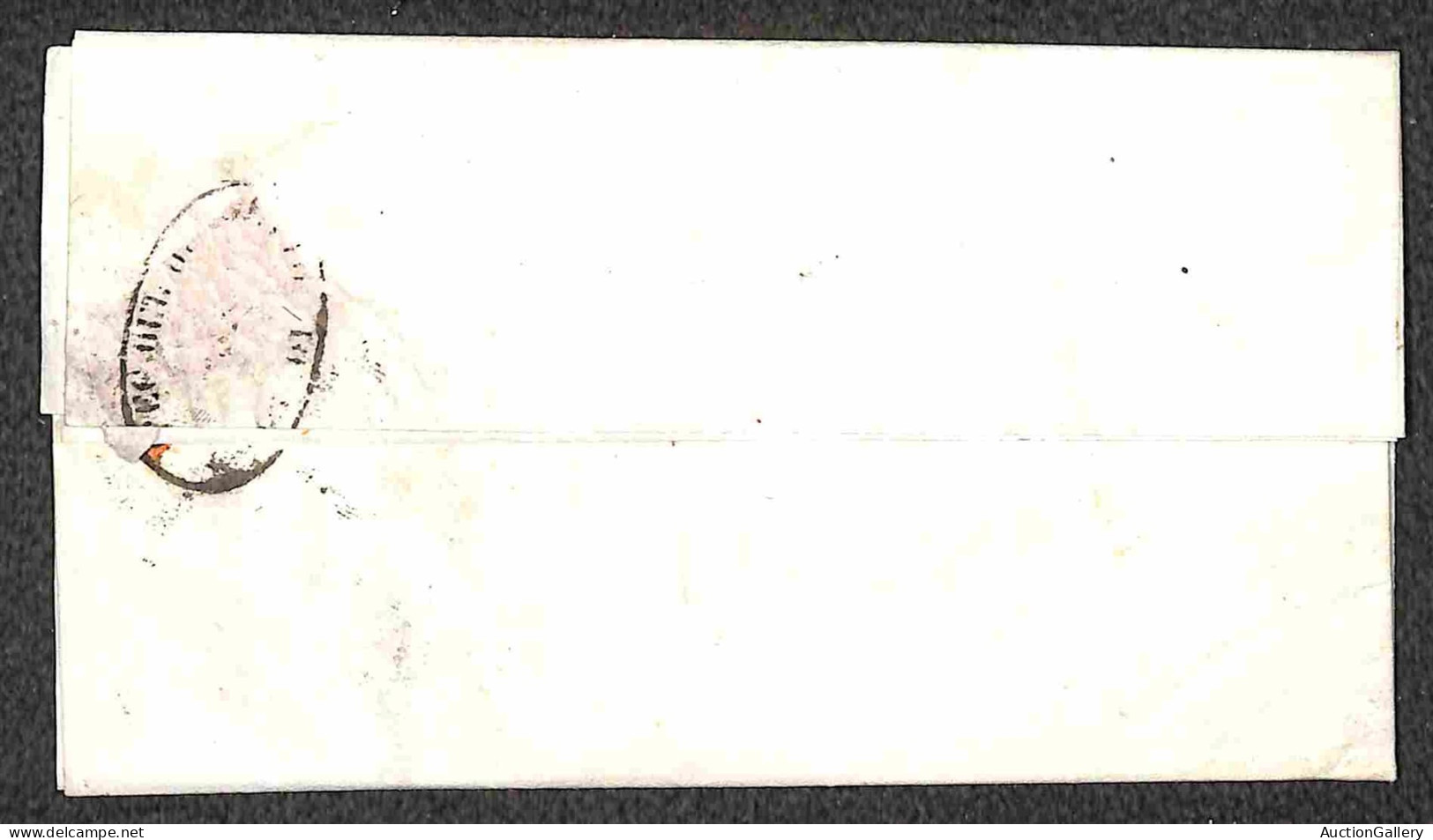 Documenti E Varie - 1860 (22 Agosto) - Noto - Piego Per Buscemi Con Annullo Ovale Amministrativo - Autres & Non Classés