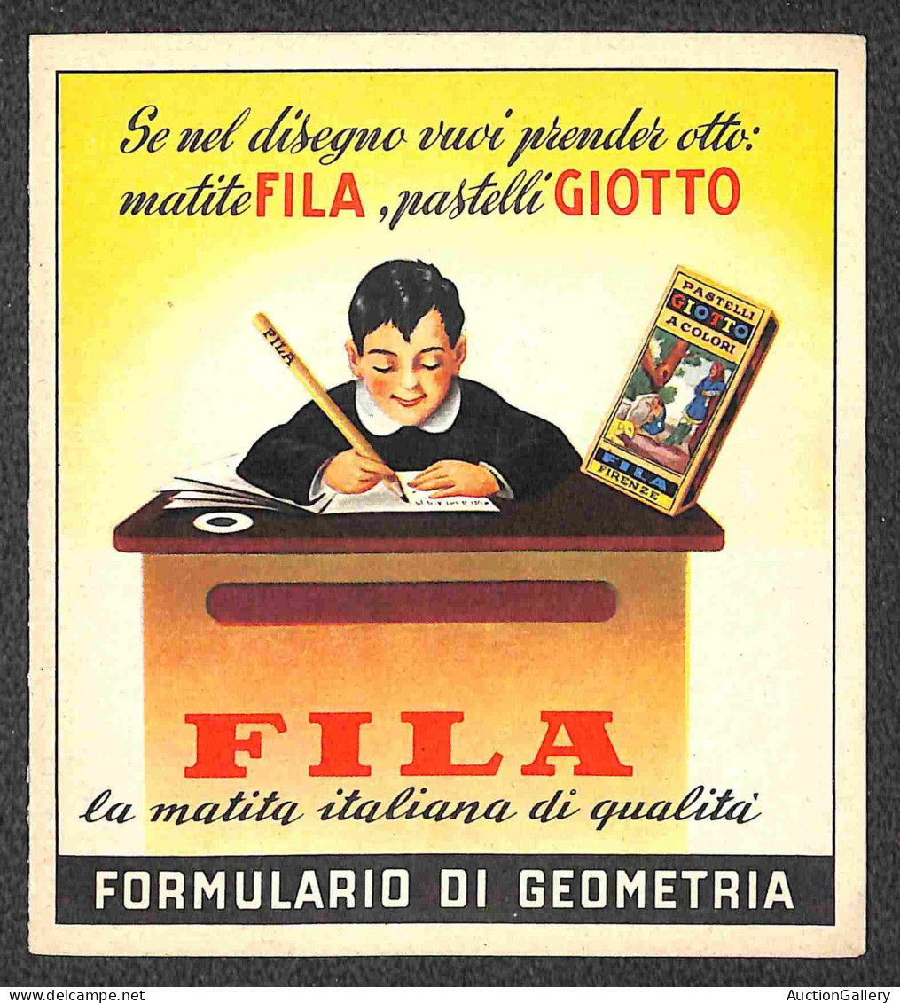 Documenti E Varie - Fila/Formulario Di Geometria - Pieghevole Pubblicitario - Sonstige & Ohne Zuordnung