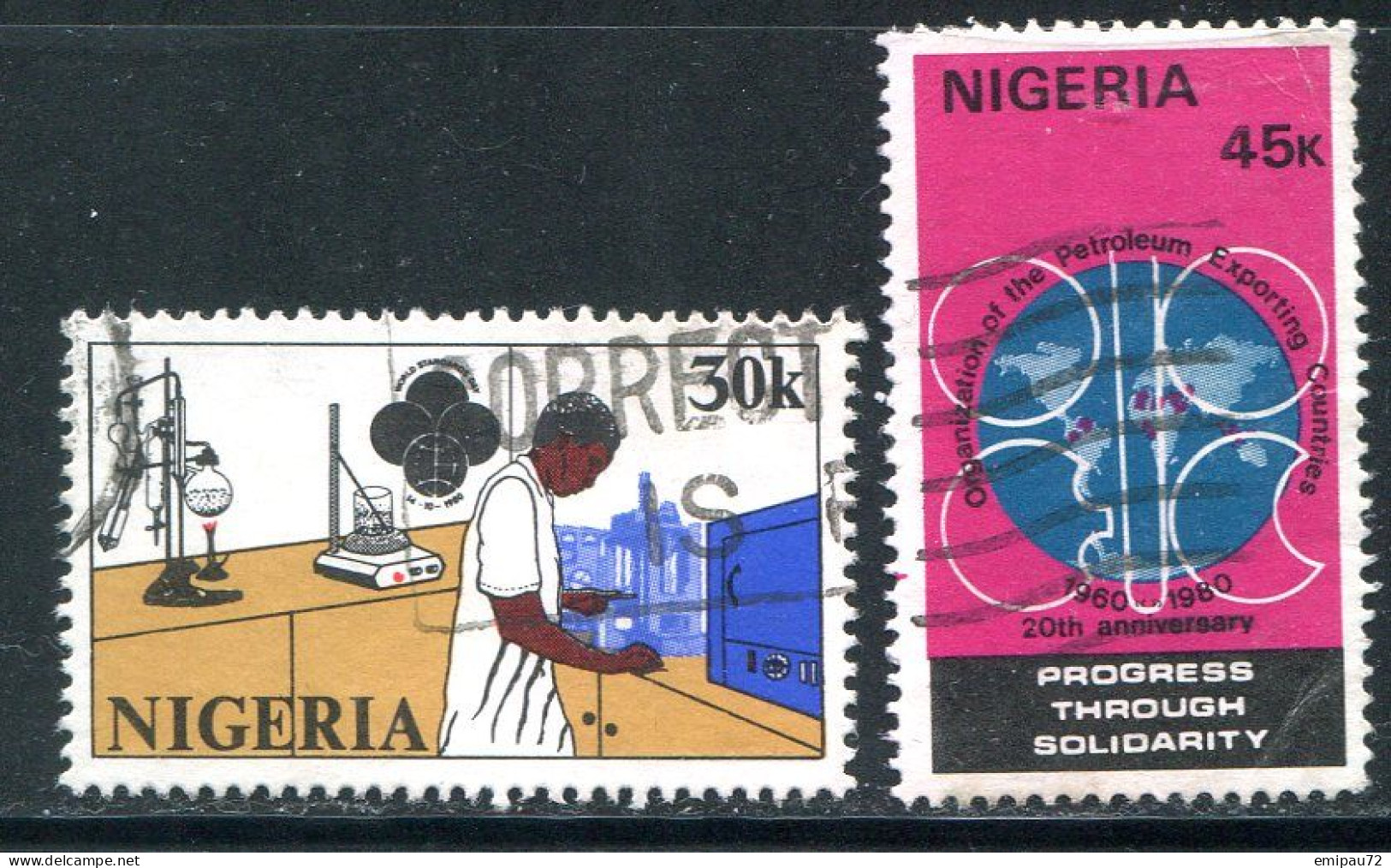 NIGERIA- Y&T N°385 Et 386- Oblitérés - Nigeria (1961-...)