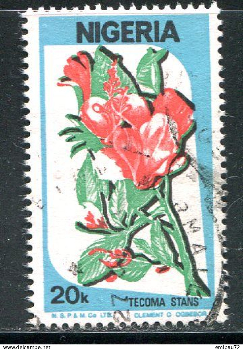 NIGERIA- Y&T N°491- Oblitéré (fleurs) - Nigeria (1961-...)