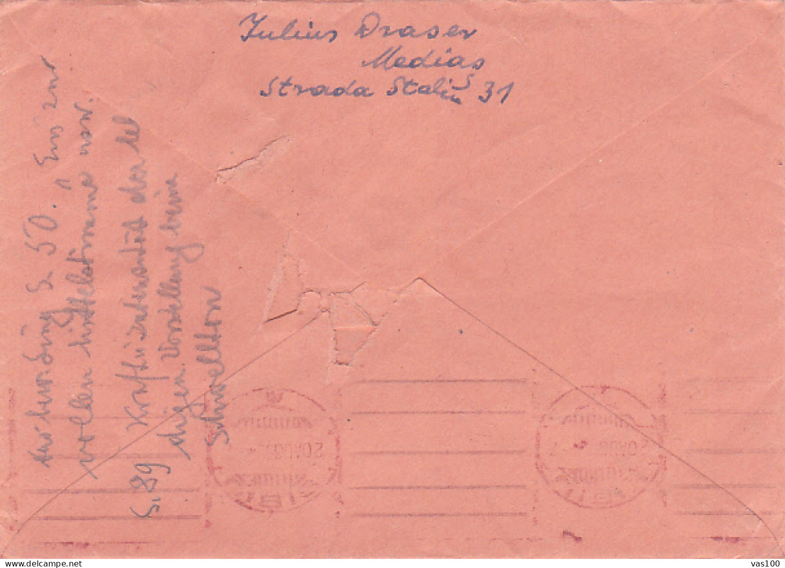 I.L. CARAGIALE- WRITER, STAMP ON COVER, 1960, ROMANIA - Briefe U. Dokumente