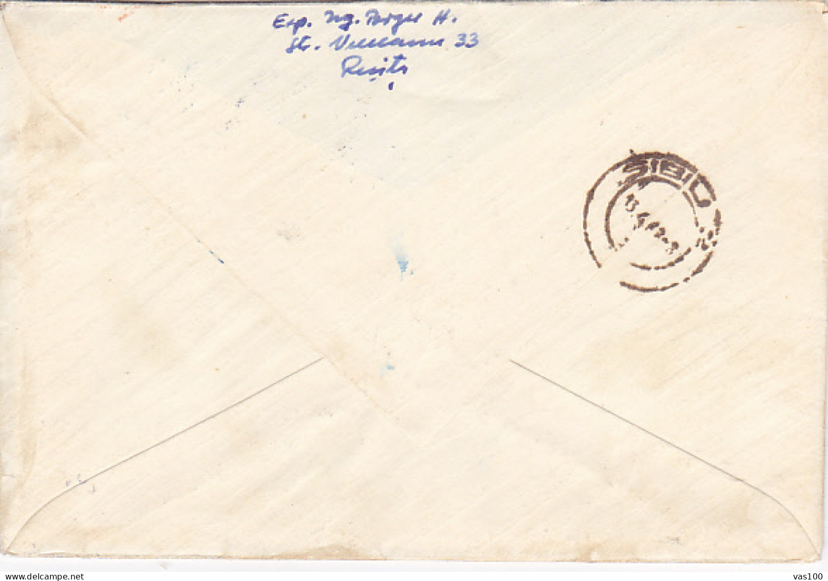 BUTTERFLY- OLD WORLD SWALLOWTAIL, STAMP ON COVER, 1962, ROMANIA - Brieven En Documenten