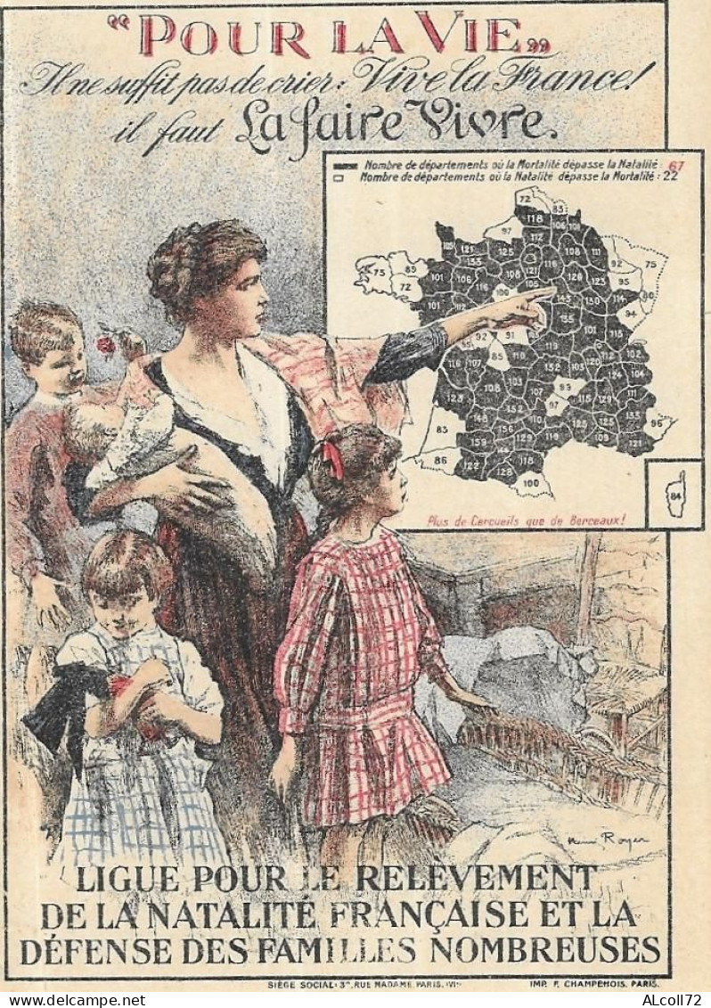 Henri ROYER:  Ligue Pour Le Relèvement De La Natalité Française Et La Défense Des Familles Nombreuses - Royer