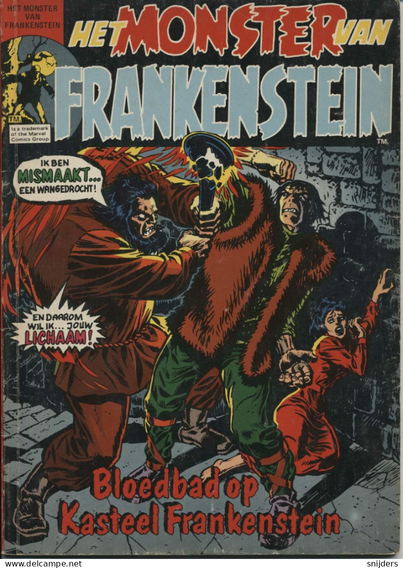 Het Monster Van Frankenstein Nrs, 1-5 Uitg. Classics Turnhout Zeldzame Reeks, - Otros & Sin Clasificación