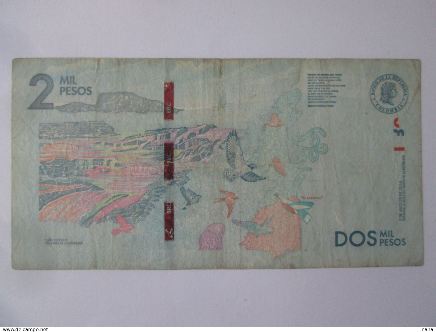 Colombia 2000 Pesos 2016 Banknote - Colombie