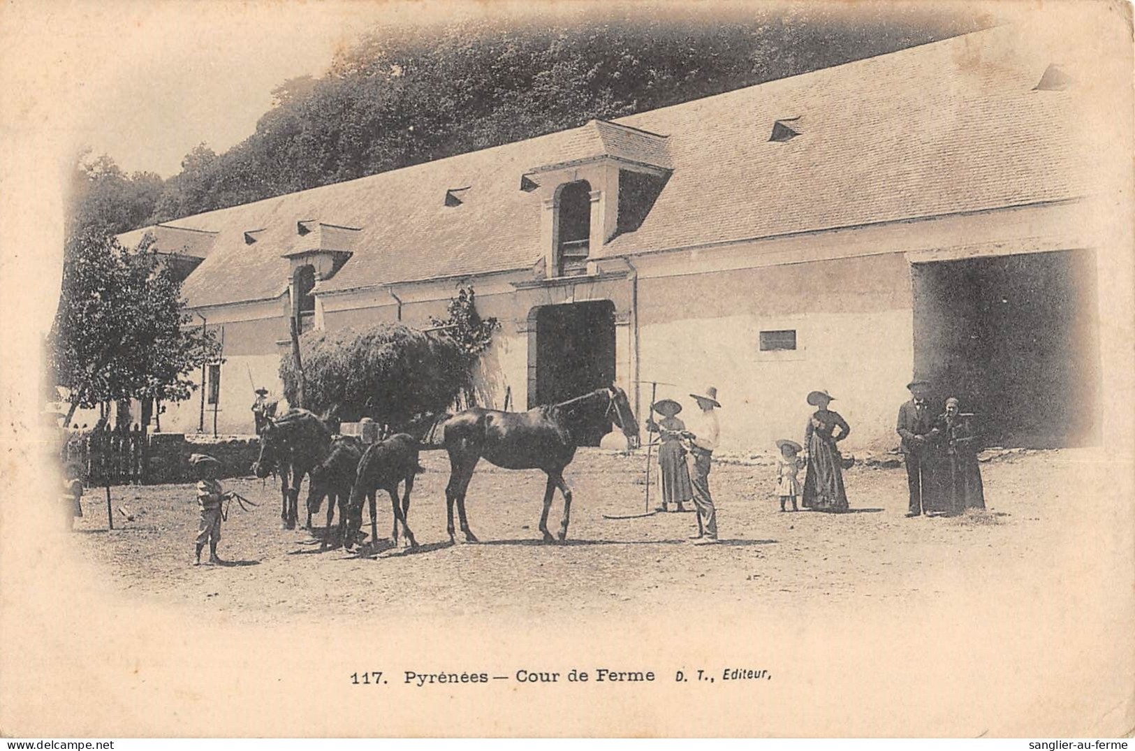 CPA 65 PYRENEES / COUR DE FERME - Autres & Non Classés