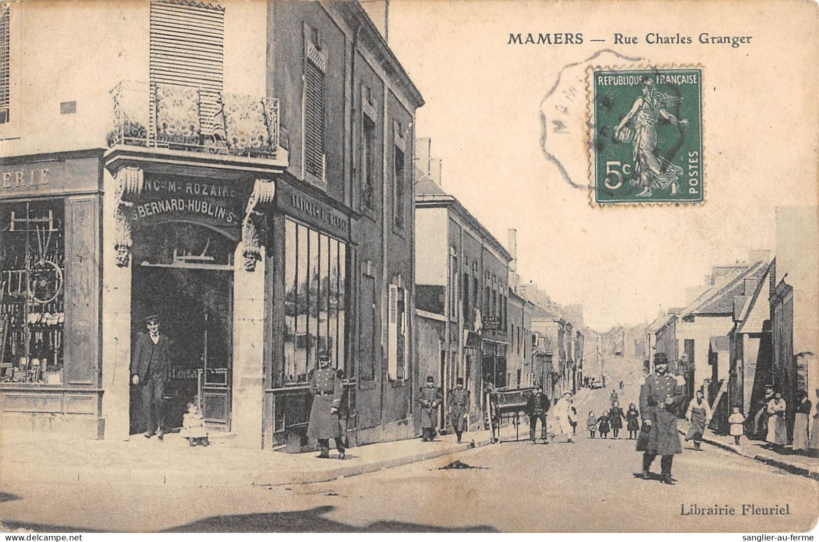 CPA 72 MAMERS / RUE CHARLES GRANGER - Autres & Non Classés