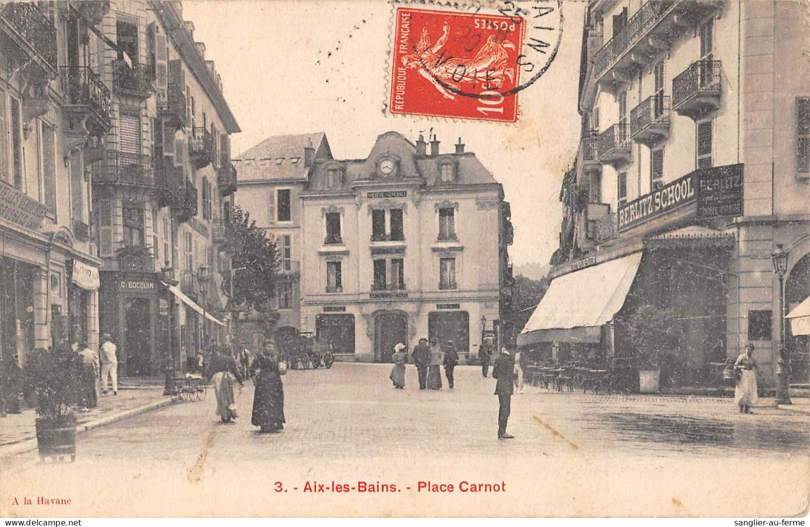CPA 73 AIX LES BAINS / PLACE CARNOT - Other & Unclassified