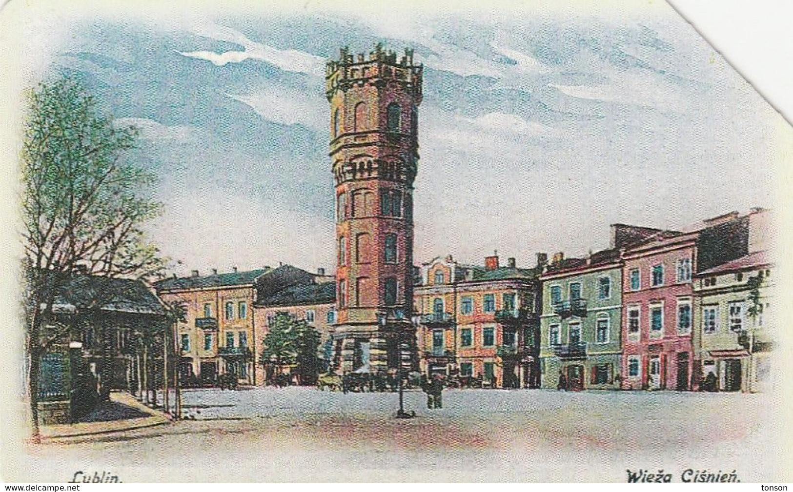 Poland, 0820, Lublin - Water Tower 5/10.    2 Scans - Pologne