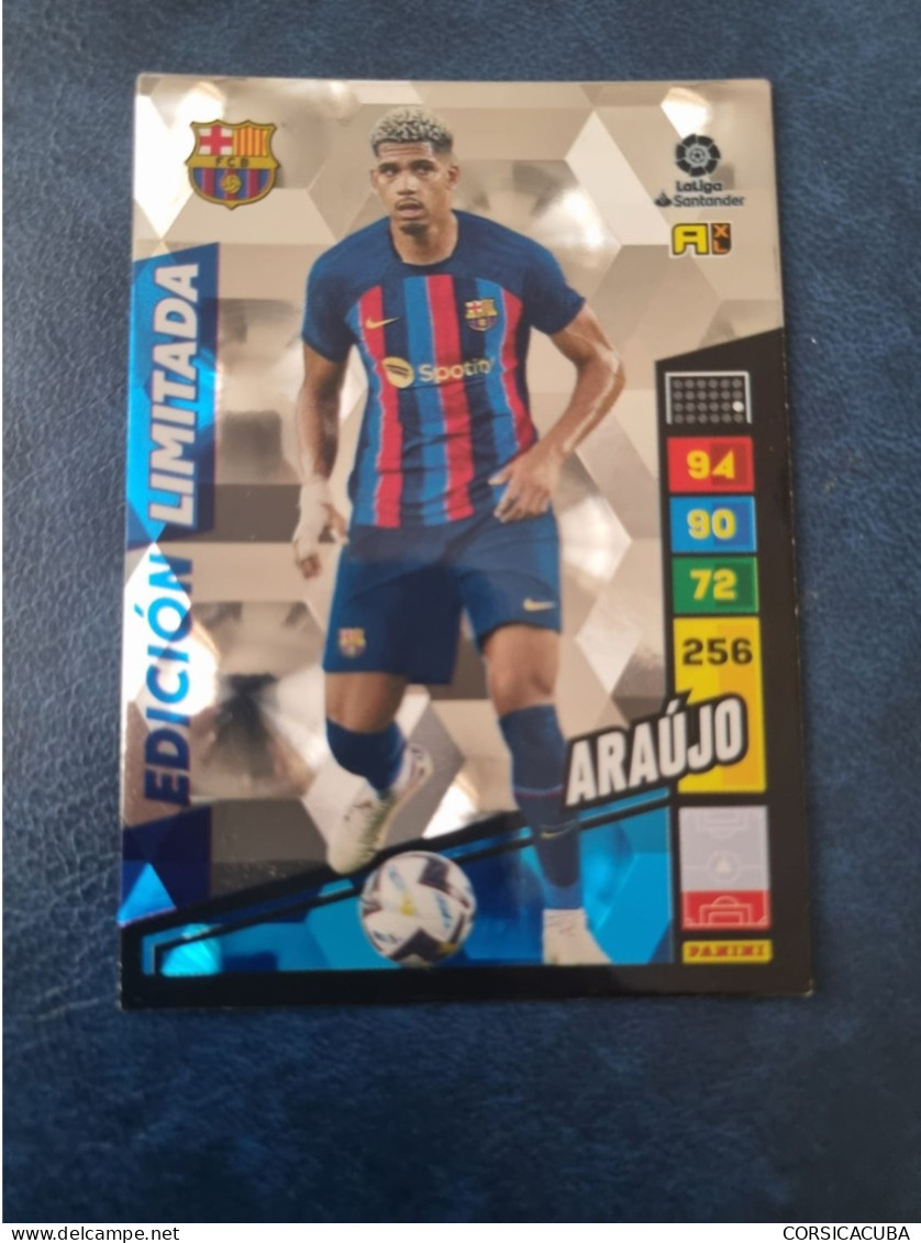 CARTES  FOOT  PANINI ADRENALYN  2022/23  EDICION  LIMITADA --ARAUJO    //  PARFAIT  ETAT  //  1er  CHOIX  // - Trading Cards