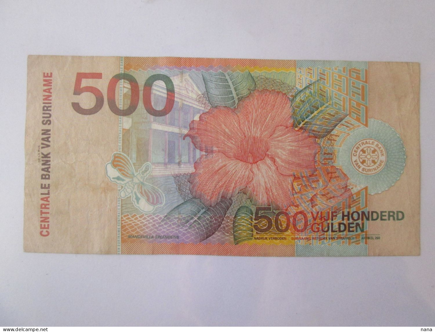 Surinam/Suriname 500 Gulden 2000,see Pictures - Surinam