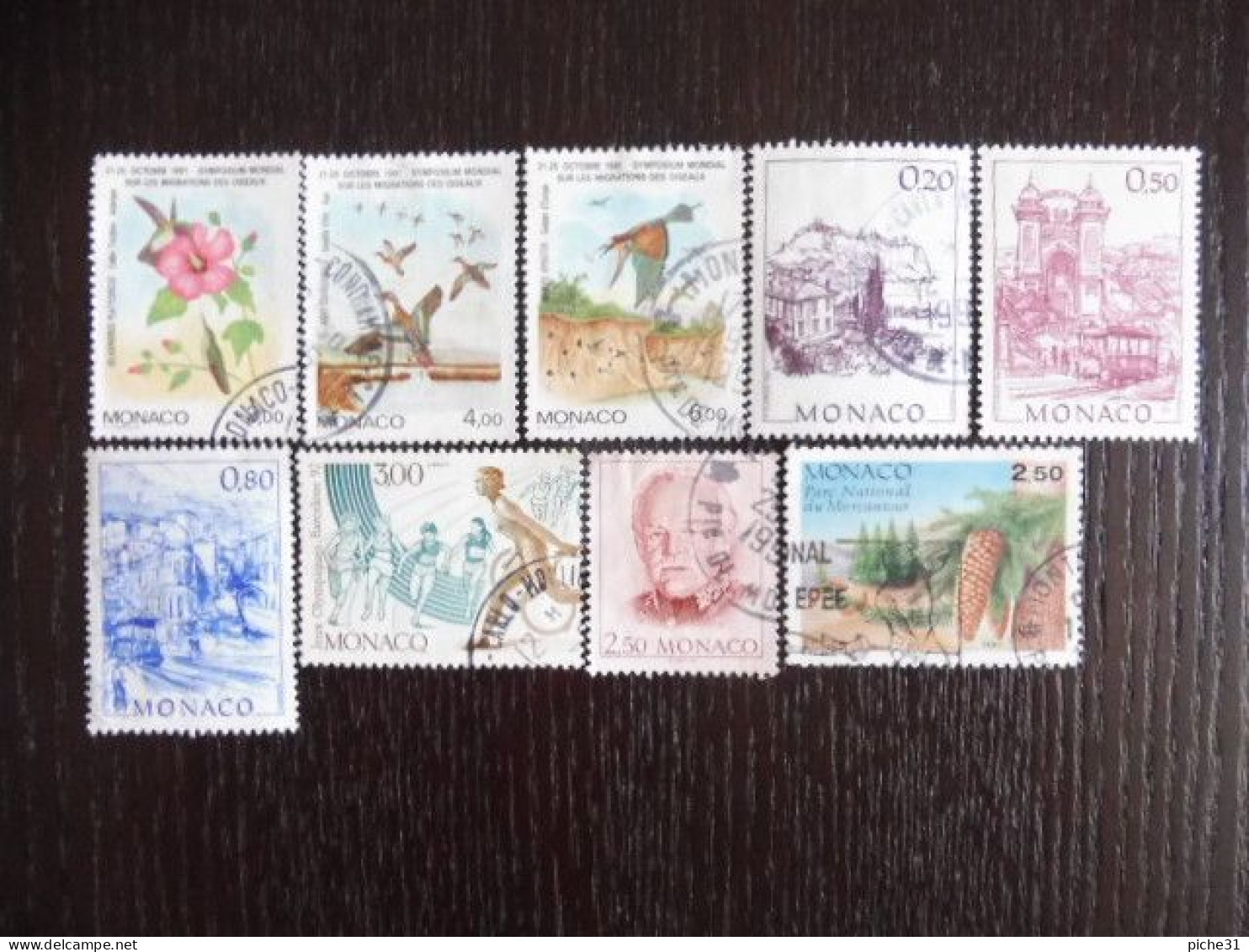 MONACO - Lot 09 Timbres Oblitérés - Gebraucht