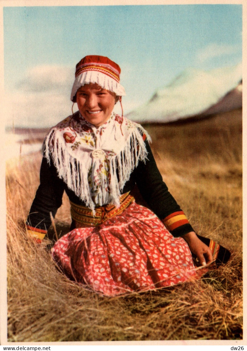 Ethnologie, Europe Du Nord (Suède) Sameflickan, Anna Labba, Jeune Femme Sami - Carte Non Circulée - Europe