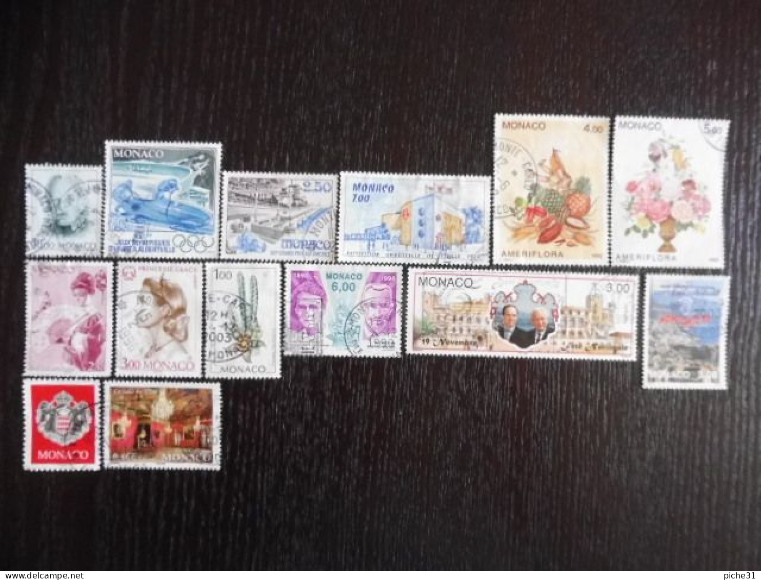 MONACO - Lot 14 Timbres Oblitérés - Used Stamps