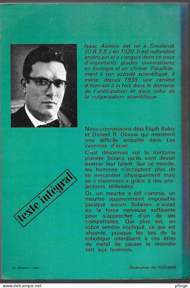 Face Aux Feux Du Soleil	Par Isaac Asimov -	J'ai Lu N°468 - J'ai Lu