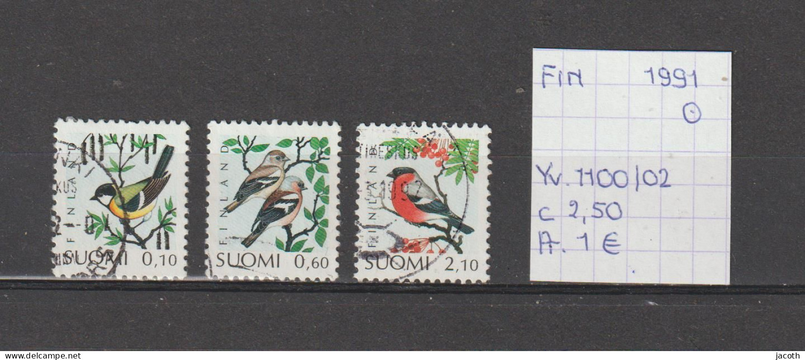 (TJ) Finland 1991 - YT 1100/02 (gest./obl./used) - Usados