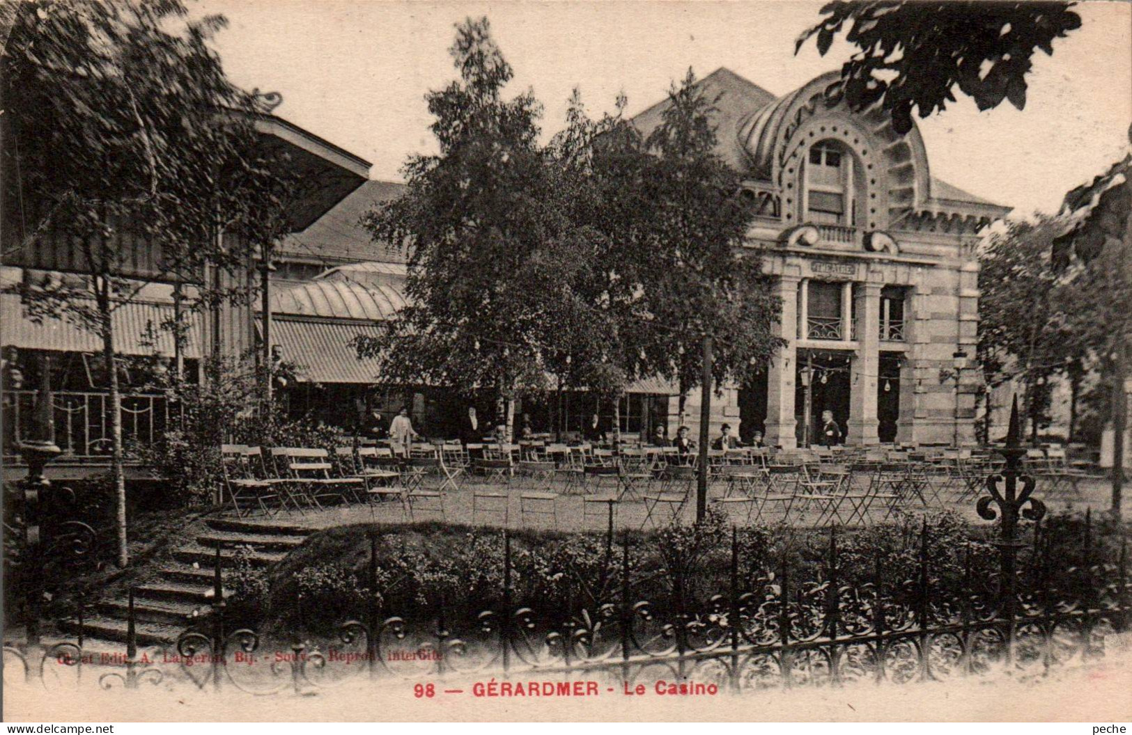 N°112900 -cpa Gérardmer -le Casino- - Casinos