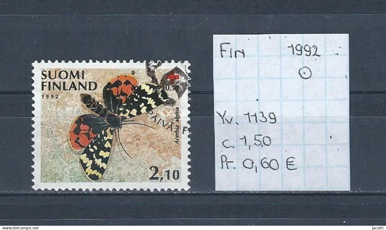 (TJ) Finland 1992 - YT 1139 (gest./obl./used) - Used Stamps