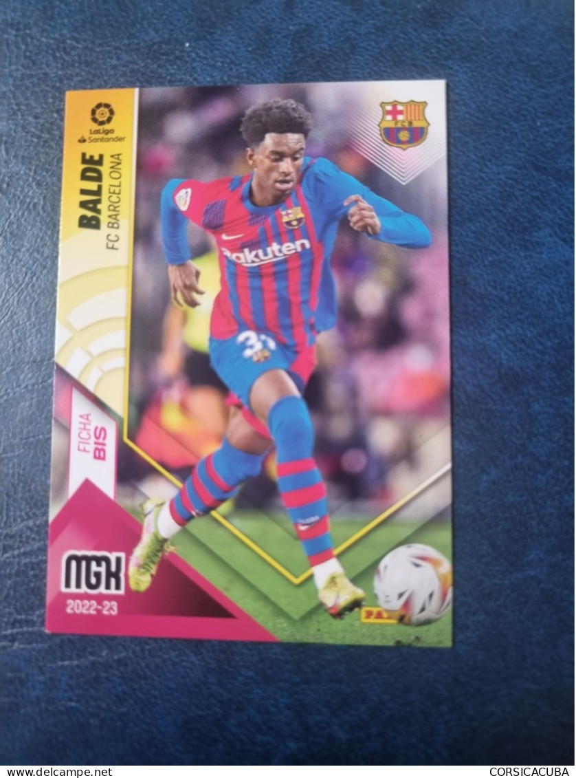 CARTE FOOT PANINI MEGACRACK 2022/23 BALDE // PARFAI ETAT // 1er CHOIX //