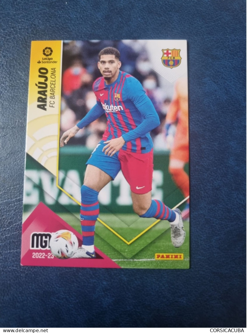 Trading Cards - CARTE FOOT PANINI MEGACRACK 2022/23 ARAUJO // PARFAI ETAT  // 1er CHOIX //