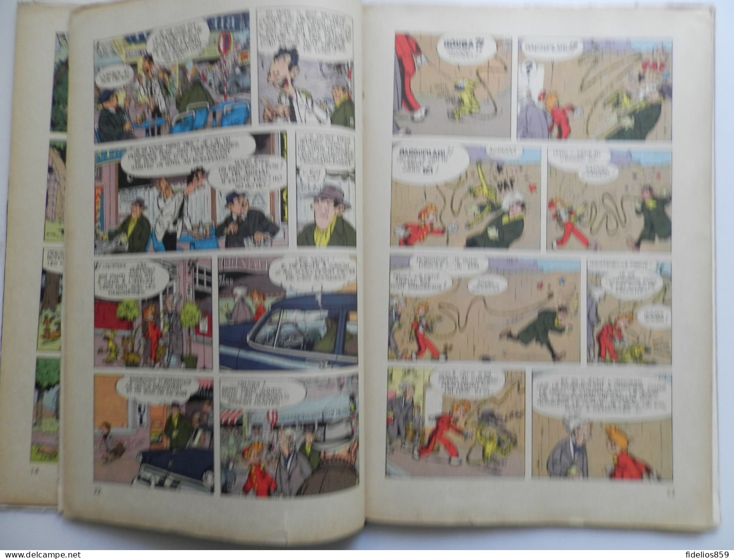 SPIROU PAR FRANQUIN : TOME 9 LE REPAIRE DE LA MURENE EN EDITION ORIGINALE  DE1957. VOIR DETAIL ET PHOTOS