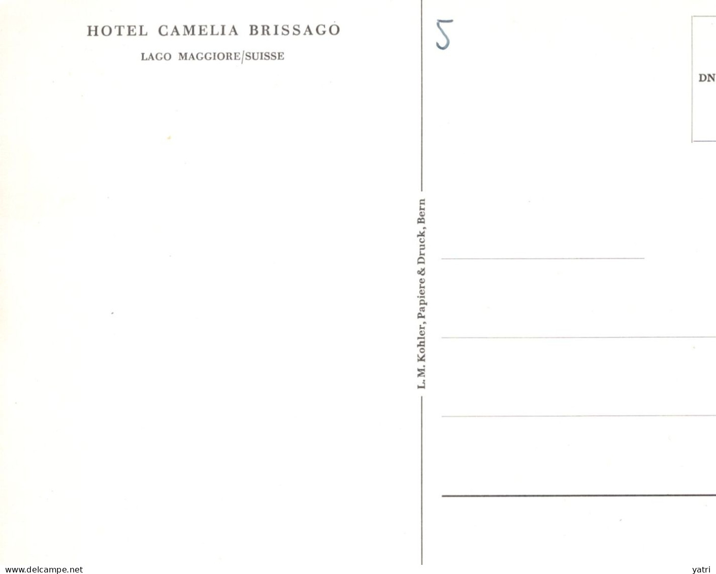 Brissago (Lago Maggiore, Italia) - Hotel "Camelia" - Hotels & Restaurants