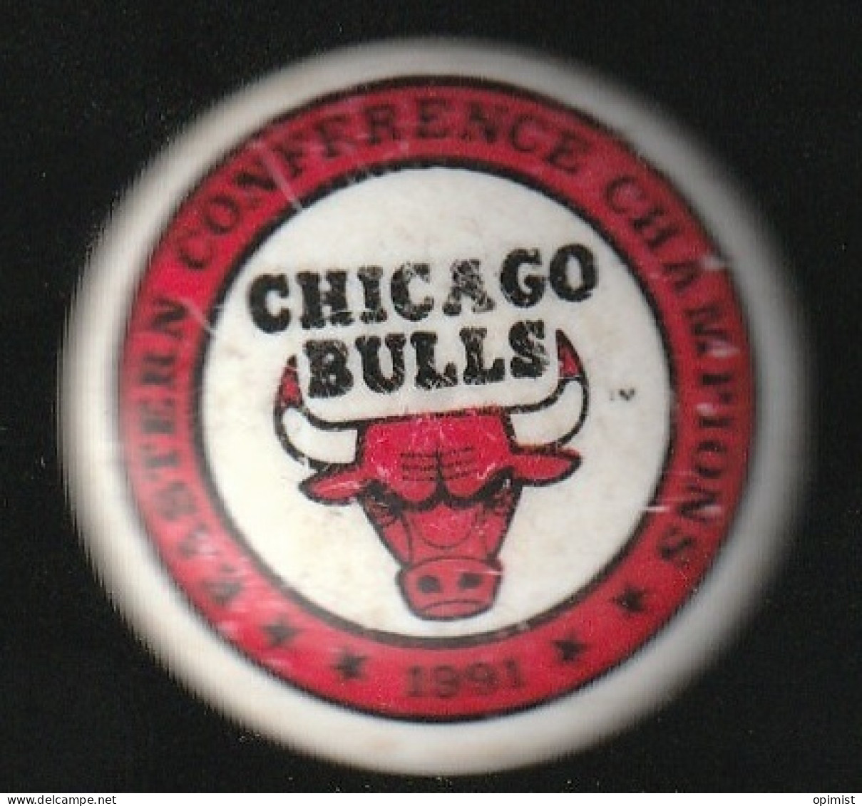 77100- Pin's..-Les Bulls De Chicago . Basketball Basée à Chicago. - Basketball