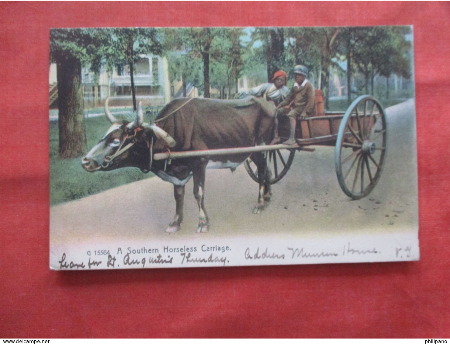 Black Americana  Southern Horseless Carriage.       Ref 6217 - Negro Americana