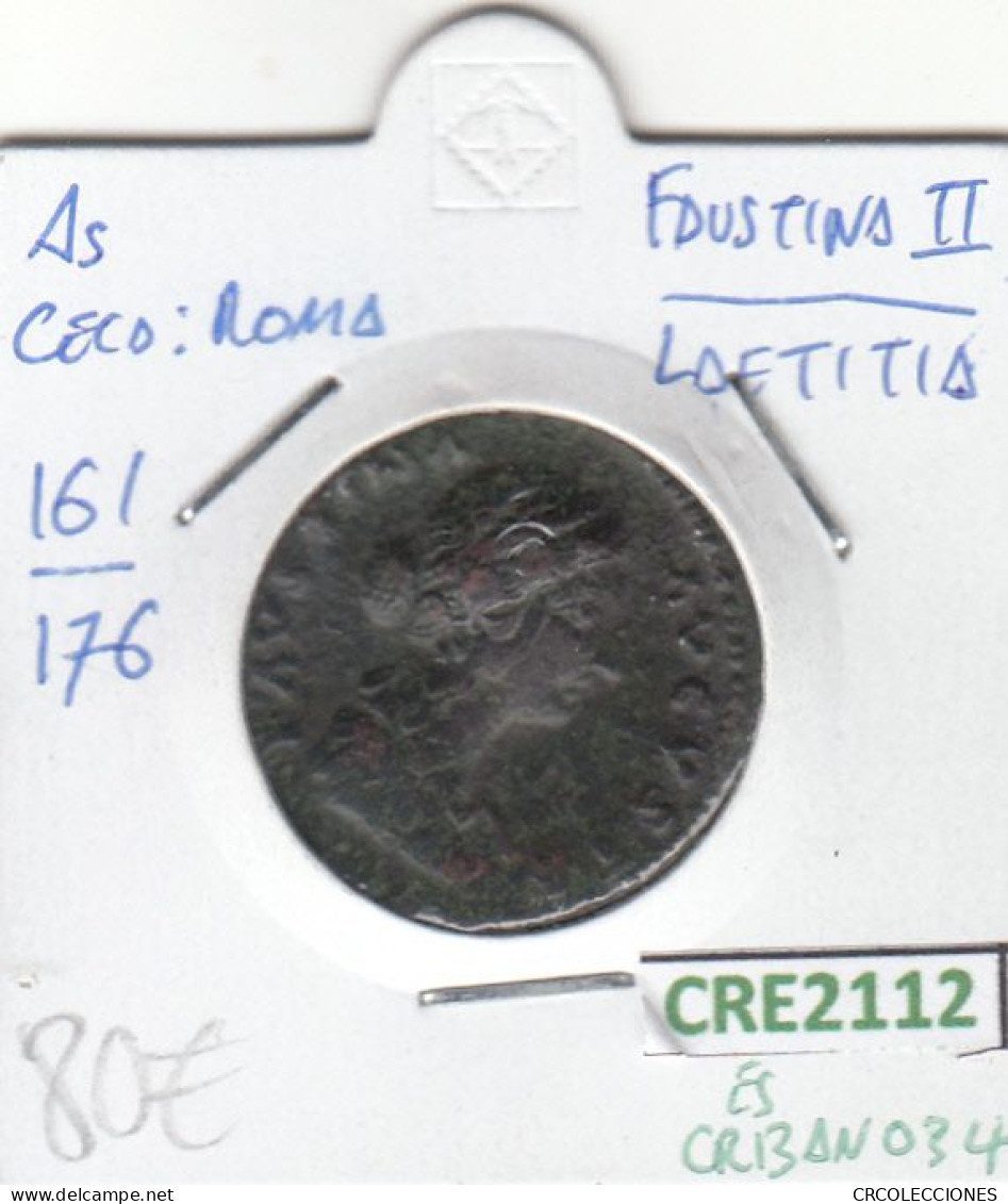 CRE2112 MONEDA ROMANA AS VER DESCRIPCIONEN FOTO MBC - Andere & Zonder Classificatie