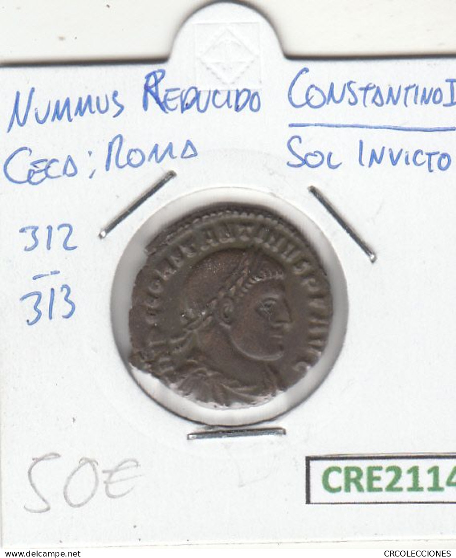 CRE2114 MONEDA ROMANA NUMMUS REDUCIDO  VER DESCRIPCIONEN FOTO MBC - Otros & Sin Clasificación