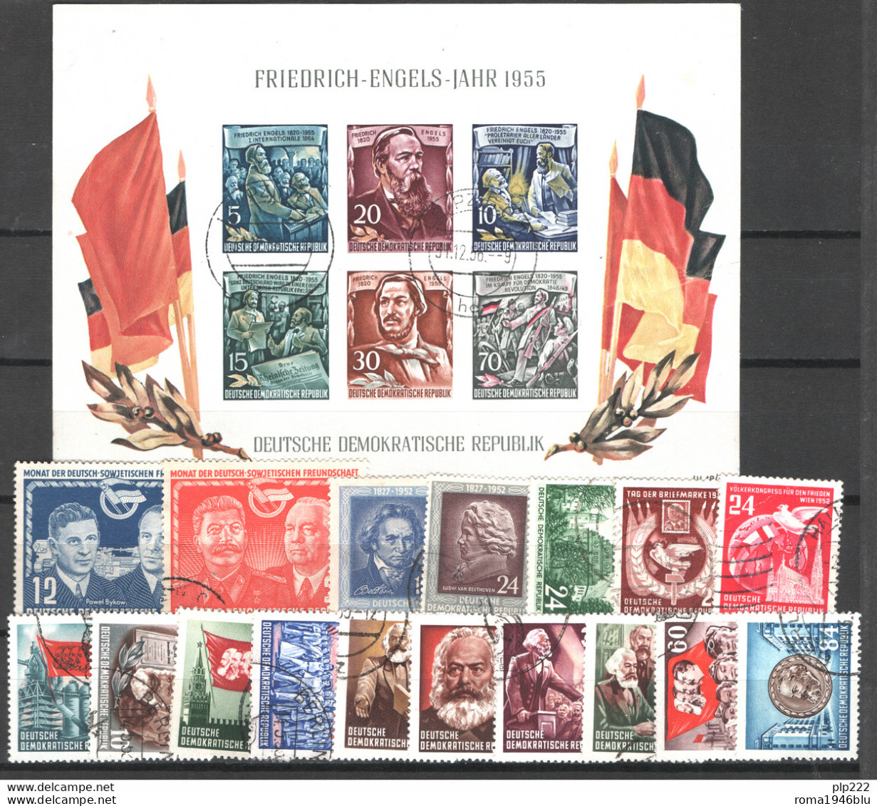 Germania DDR 1948/53 7 Issues O/Used VF/F - Unused Stamps