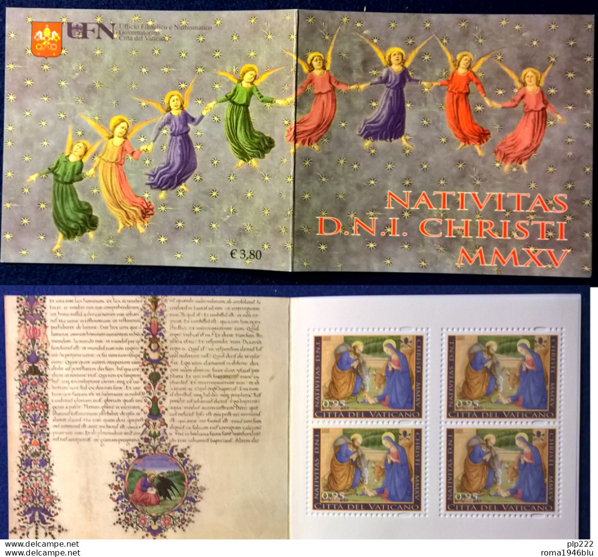 Vaticano 2015 Libretto Sass.Lib.23 **/MNH VF - Blocks & Sheetlets & Panes
