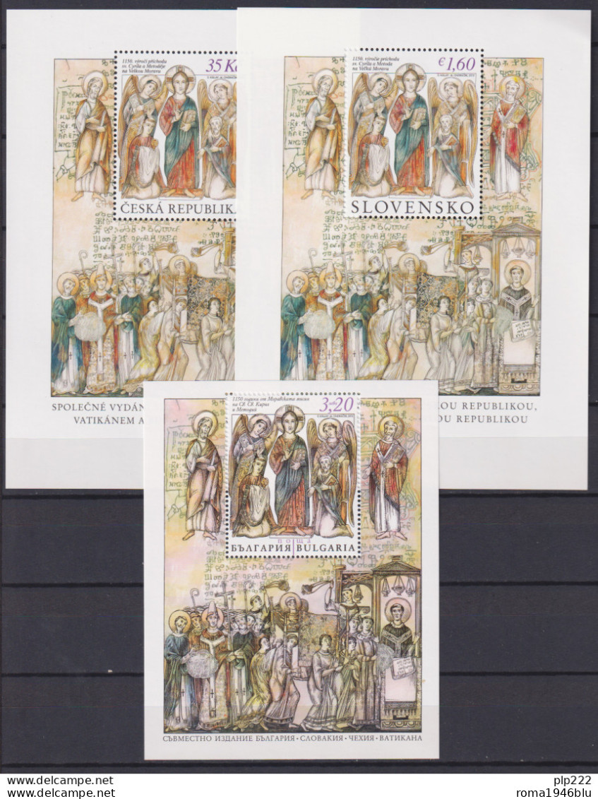 Vaticano 2013 - Cechia, Slovacchia E Bulgaria Emissioni Congiunte 3 S/S /Joint Issue  **/MNH VF - Ungebraucht