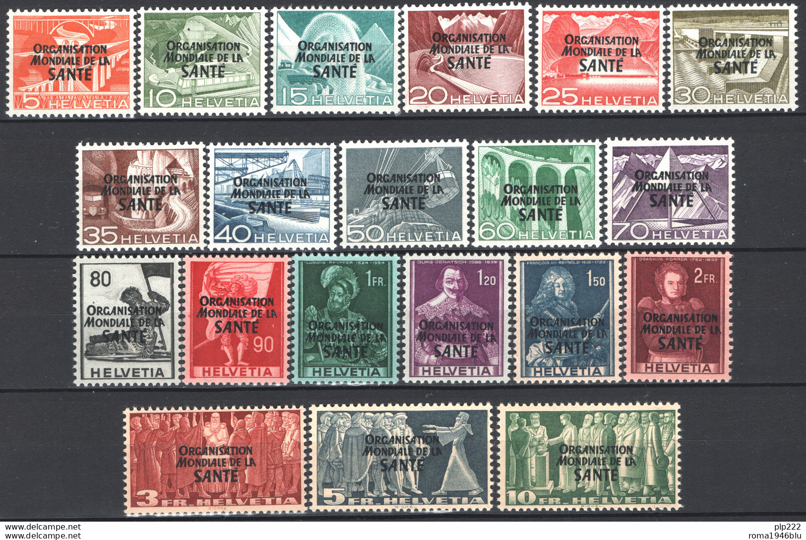 Svizzera 1948 Servizio Unif.S338/53 **/MNH VF - Oficial