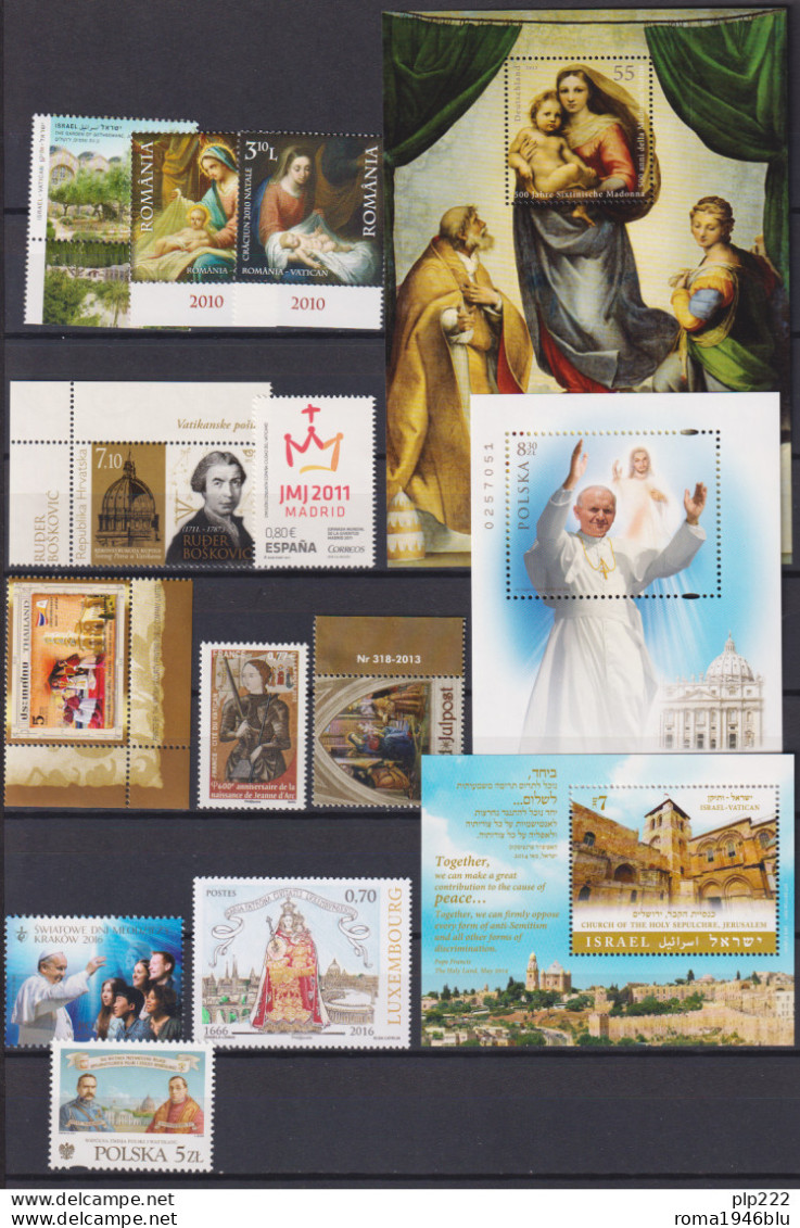 Vaticano 2005/16 Vaticano 22 Emissioni Congiunte / 22 Joint Issues **/MNH VF - Collections