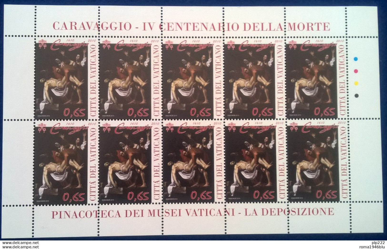 Vaticano 2010 Sass. 1522 Minifoglio Da 10 **/MNH VF - Blocchi E Foglietti