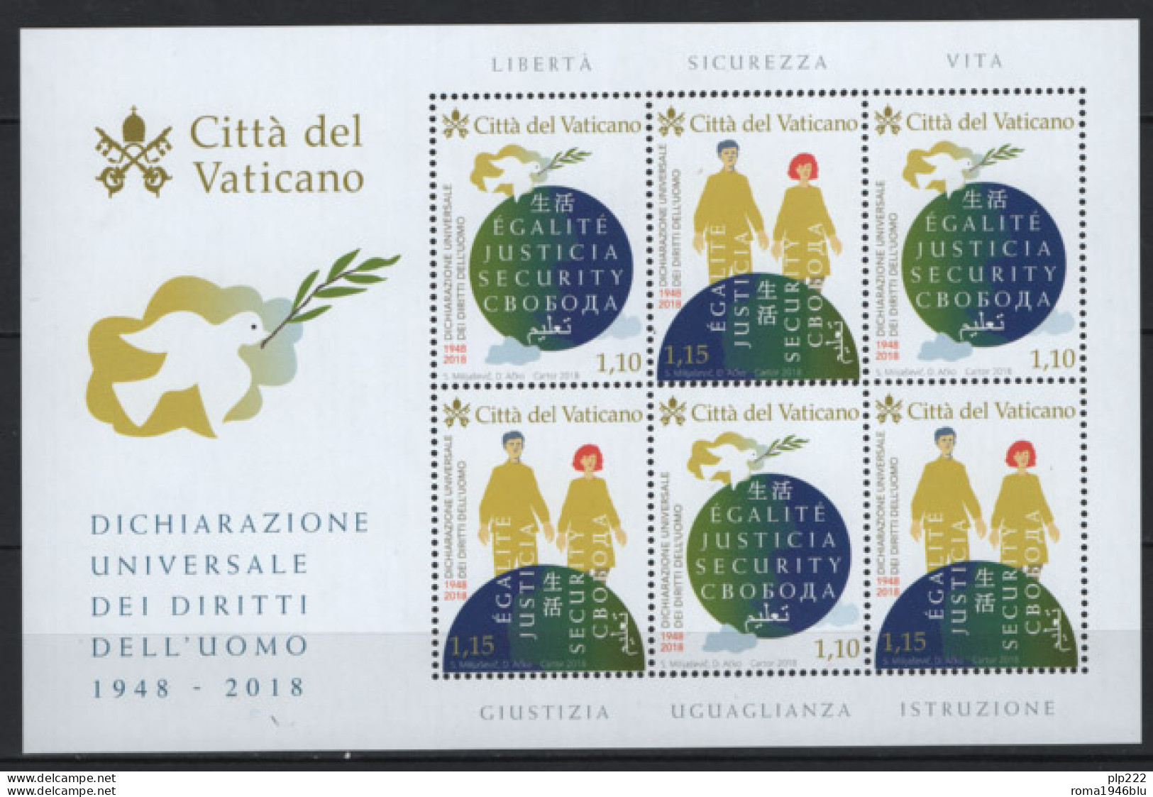 Vaticano 2018 Annata Completissima / Super Complete Year MNH/** VF - Full Years