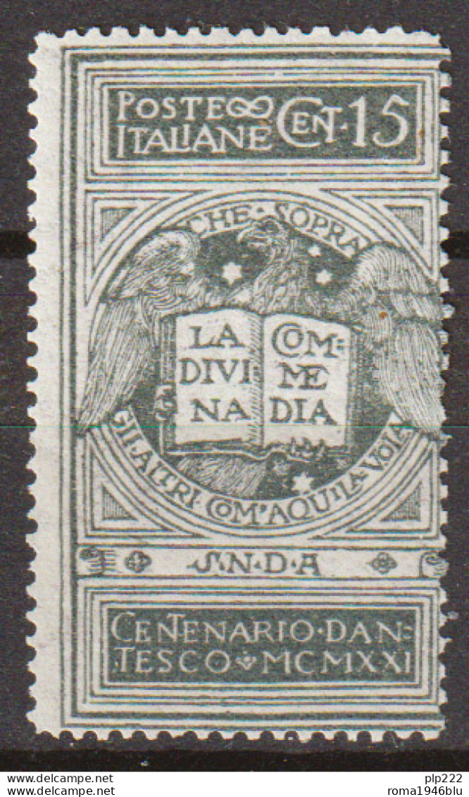 Italia Regno 1921 Sass.116A Non Emesso **/MNH VF - Nuovi